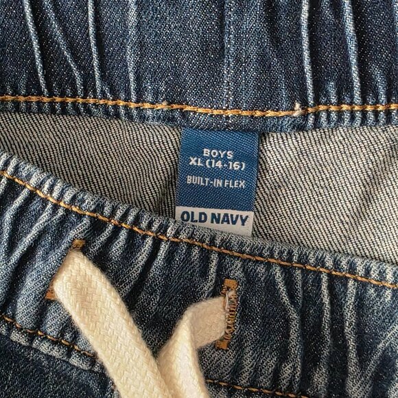 Old Navy Boys Jean Shorts Bundle – Size XL (14–16) – 5 Pairs - Picture 7 of 11